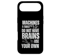 Carcasa para iPhone Air Las máquinas y Herramientas no Tienen Cerebro Use su Propio Regalo de Seguridad