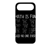 Carcasa para iPhone Air Las matemáticas Son Divertidas Dijo Que Nadie Nunca es Divertido Profesor de cálculo de matemáticas