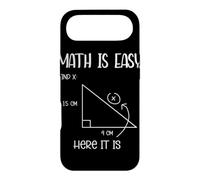 Carcasa para iPhone Air Las matemáticas Son fáciles Encontrar geometría X Divertido Profesor Matemático