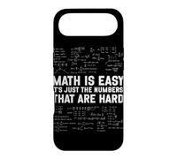 Carcasa para iPhone Air Las matemáticas Son fáciles, los números Son difíciles y Divertido Profesor de álgebra de matemáticas