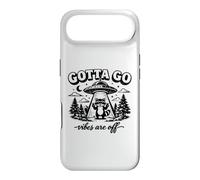 Carcasa para iPhone Air Las Vibraciones de Gotta Go están apagadas, Divertido Mapache UFO