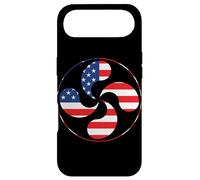 Carcasa para iPhone Air Lauburu Basque Country Cross Ikurrina Euskal Herria Bandera de Estados Unidos