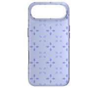 Carcasa para iPhone Air Lavender Pastel Blue Purple Cross Leaves Petals Pattern