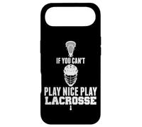 Carcasa para iPhone Air LAX Game Can't Play Nice Play Lacrosse Apparel Goat Lacrosse