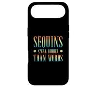 Carcasa para iPhone Air Lentejuelas Hablan más Alto Que Las Palabras Un Artista Femenino Showgirl