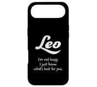 Carcasa para iPhone Air Leo: No Soy mandón, Solo sé lo Que es Mejor para ti.