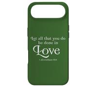 Carcasa para iPhone Air Let All That You Do Be Done In Love 1 Corinthians 16:14