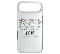 Carcasa para iPhone Air Let All That You Do Be Done in Love God 1 Corinthians 16:14