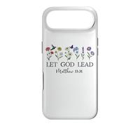 Carcasa para iPhone Air Let God Lead Women Bible Verse Matthew 19:26 Christian Faith