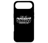 Carcasa para iPhone Air Let it Snow Somewhere Else Temporada de Invierno tobogan