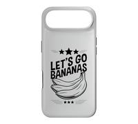 Carcasa para iPhone Air Let Us Go Bananas Plátanos Amarillos Kawaii Bananas Divertidas