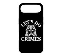 Carcasa para iPhone Air Let's Do Crimes - Divertido Dicho Actitud Novedad Meme Mapache