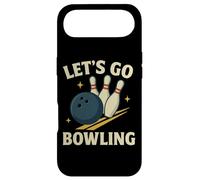 Carcasa para iPhone Air Let's Go Bowling Divertido Diseño Deportivo Retro