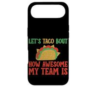 Carcasa para iPhone Air Let's Taco Bout How Awesome My Team Is Entrenador -
