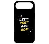 Carcasa para iPhone Air Let's Yeet and Oof Funny Video Game Meme Gift For Gamer Kids