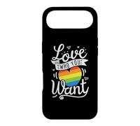 Carcasa para iPhone Air LGBTQ Love Who You Want Rainbow Gay LGBT Pride Month