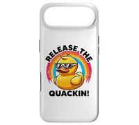 Carcasa para iPhone Air Libera el Divertido Pato Amarillo de Quackin I Love Duck Lovers