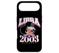 Carcasa para iPhone Air Libra 2003 Zodiac Year Melanin Skin Afro Diva Rasgos