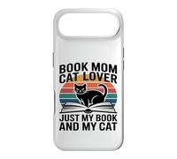 Carcasa para iPhone Air Libro Mamá Gato Amante Solo Mi Libro Y Mi Gato