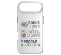 Carcasa para iPhone Air Libros Primero Café Siempre Personas Más Tarde Leer Entusiasta