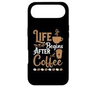 Carcasa para iPhone Air Life Begins After Coffee Baristas Funny Coffee Lover
