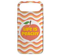 Carcasa para iPhone Air Life Is Peachy - Melocotón de Frutas Divertidas y envejecidas