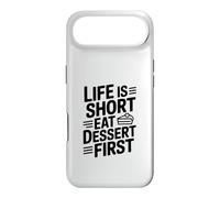 Carcasa para iPhone Air Life is Short Eat Dessert First Funny Foodie Cita