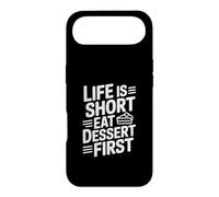 Carcasa para iPhone Air Life is Short Eat Dessert First Funny Foodie Cita