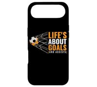Carcasa para iPhone Air Life'S About Goals and Assists Funny Quote Youth Soccer