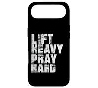 Carcasa para iPhone Air Lift Heavy Pray Hard, Gym Christian Gift for Christian