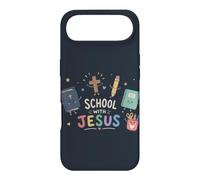 Carcasa para iPhone Air Linda Escuela Cristiana con Jesús Volver a la Escuela F