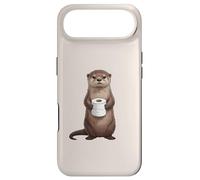 Carcasa para iPhone Air Linda Nutria sosteniendo Papel higiénico Divertido Humor de baño