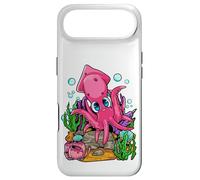 Carcasa para iPhone Air Lindo Calamar de Dibujos Animados Kawaii Océano Animal Vida Marina Vida Marina