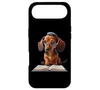 Carcasa para iPhone Air Lindo Dachshund Bookworm, Weiner Dog Puppy Reading Book