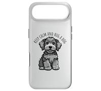 Carcasa para iPhone Air Lindo Dibujo Animado de Keep Calm and Hug a Dog