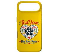 Carcasa para iPhone Air Lindo diseño de Pata de Perro con corazón True Love Has Paws Pet Lover