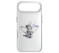 Carcasa para iPhone Air Lindo diseño estético de Gato soñador Gatito Burbuja Arte Suave Pasado