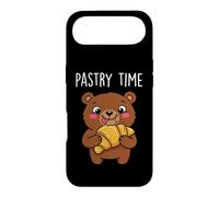 Carcasa para iPhone Air Lindo Oso Croissant Pastelería Dibujos Animados Panadería Arte Animal Francés