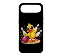 Carcasa para iPhone Air Lindo Pato con Gafas de Sol Jugando Bolos Divertido Jugador de Bolos