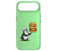 Carcasa para iPhone Air Lindo Penguin Chef Balancing Big Burger BBQ