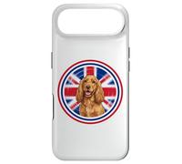 Carcasa para iPhone Air Lindo Perro Cocker Spaniel inglés Cachorro Bandera del Reino Unido