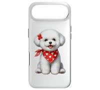 Carcasa para iPhone Air Lindo Perro con Bandana roja - Nice Bichon Frise Lover