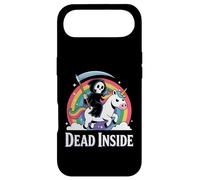 Carcasa para iPhone Air Lindo Unicornio arcoíris de Grim Reaper, Humor Negro, Dead Inside