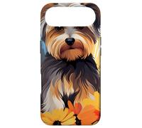 Carcasa para iPhone Air Lindo Yorkie en el jardín de Flores Yorkshire Terrier Perro mamá