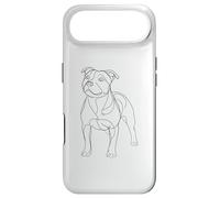 Carcasa para iPhone Air Line Art Staffordshire Bull Terrier Staffy Terriers
