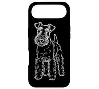 Carcasa para iPhone Air Line Art Wire Fox Terrier Wire Hair Fox