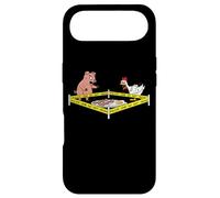 Carcasa para iPhone Air Línea Policial No Cruzar Cerdo Y Pollo Comida Divertida