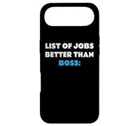 Carcasa para iPhone Air List of Jobs Better Than Boss Jefe Patrón