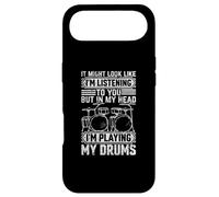 Carcasa para iPhone Air Listening To You But In My Head I'm Playing Drums - Batería