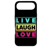Carcasa para iPhone Air Live Laugh Love Cool Inspiration Motivational Graphic Quotes